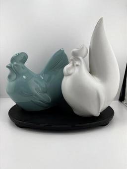 ハトの置物 ハトの置物 鳩のオブジェ,骨董品,アンティークの写真素材