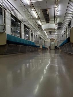 床面から見る211系車内 床面から見る211系車内 鉄道,jr,jr東日本の写真素材