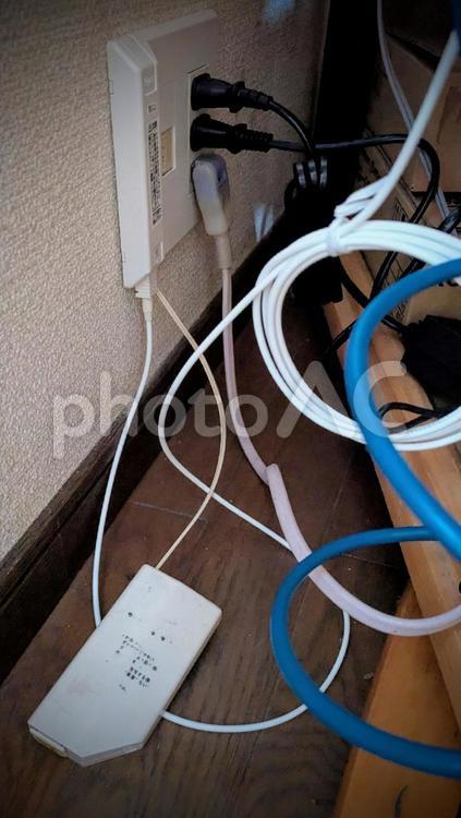住宅の配線周り 住宅,配線,配線周りの写真素材