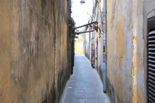 ベトナムホイアンの路地風景の写真