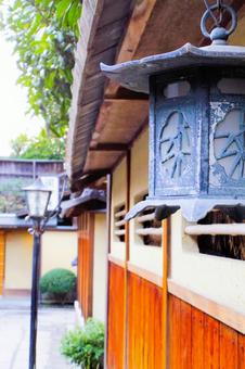 京都の街並み　縦位置の写真