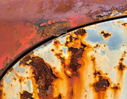クルマの錆 クルマの錆の写真