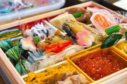 おせち料理（正月） おせち,海老,重箱の写真素材