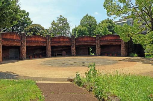 大森貝塚遺跡庭園(品川) 大森貝塚遺跡庭園(品川) 大森貝塚遺跡庭園,縄文時代,日本考古学発祥の地の写真素材
