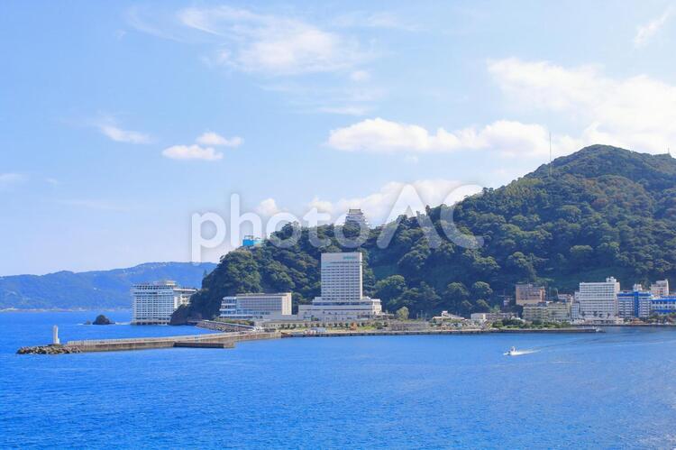 熱海　ホテルからの景色 熱海,ホテル,背景の写真素材