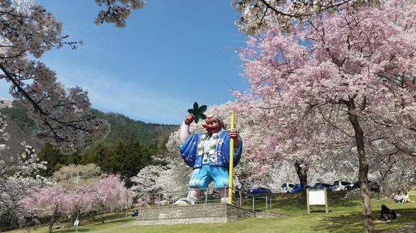 信州千曲市戸倉宿キティパークの桜 信州千曲市戸倉宿キティパークの桜 信州,千曲市,信戸倉宿キティパークの写真素材