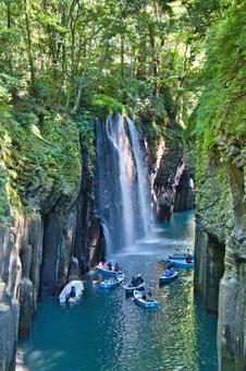 高千穂峡 宮崎県 高千穂峡 宮崎県 高千穂峡,真名井の滝,滝の写真素材