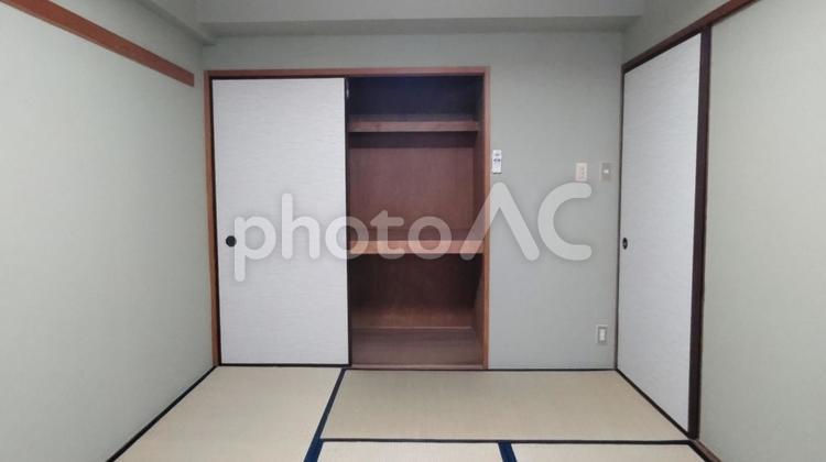 押入れのある和室 不動産,和室,押入れの写真素材