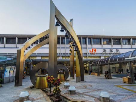 【静岡県】浜松市・浜松駅南口 jr浜松駅南口,浜松市,浜松駅の写真素材