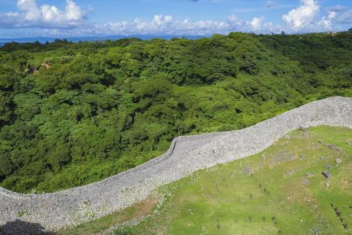 World Heritage Site Nakijin Castle, JPG