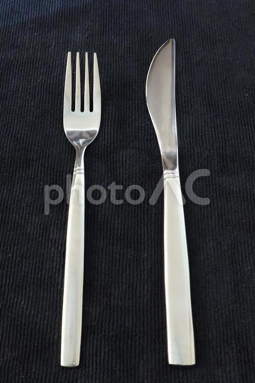 食器　ナイフとフォーク 食器,ナイフ,フォークの写真素材