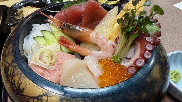 Photo, sashimi, tuna, assorted, 
