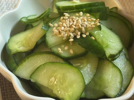 Photo, cucumber, shallow pickles, delicious, 