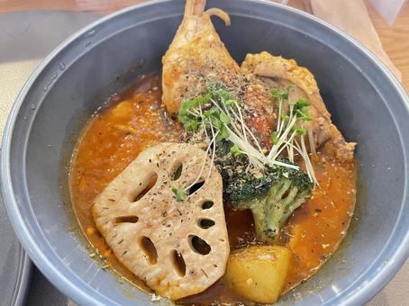 Photo, soup curry, curry, yazawa mountain, 