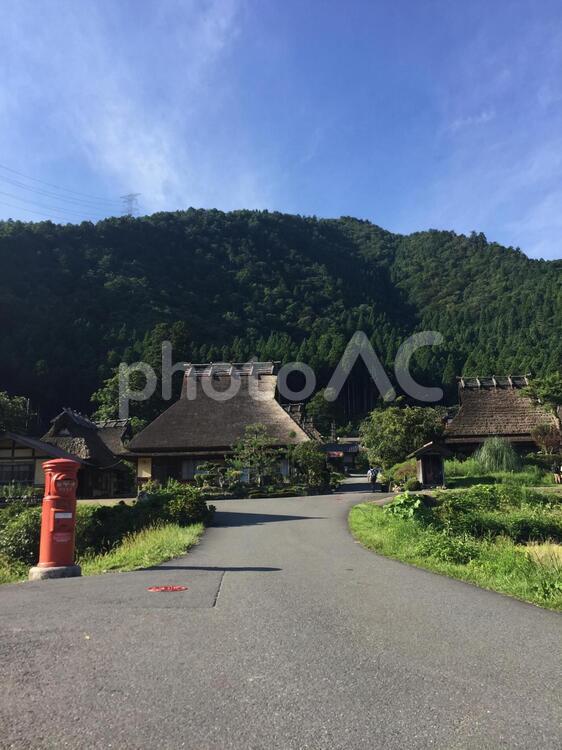日本の原風景 田舎,風景,山の写真素材