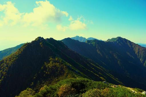 照片, 中央阿爾卑斯山, 秋天的顏色, 登山, 