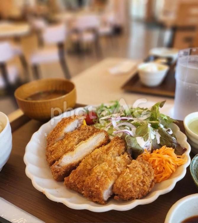 とんかつ定食 とんかつ,トンカツ,豚カツの写真素材