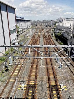 線路 線路 線路,鉄道,線路沿線の写真素材
