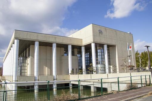 武豊町立図書館 武豊町立図書館,図書館,武豊町の写真素材