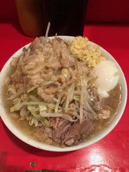 二郎系ラーメン 二郎系ラーメン,二郎系インスパイア,二郎系の写真素材