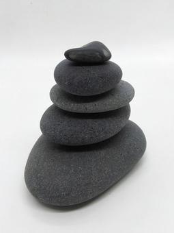 石 石,自然石,丸いの写真素材