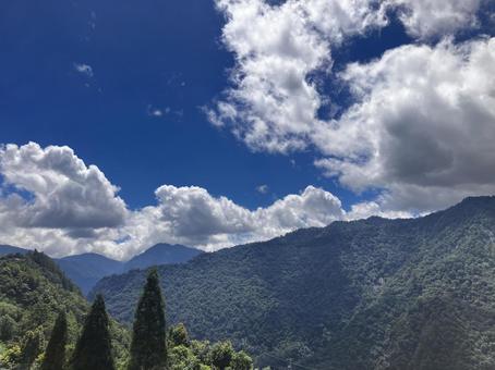 夏の台湾 夏の台湾 山,空,自然の写真素材