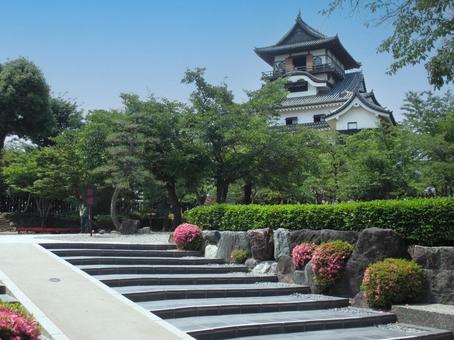 犬山城 犬山城 犬山城,国宝,犬山市の写真素材