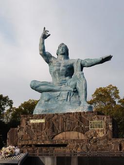 平和記念像 平和記念像 平和祈念像,観光,平和公園の写真素材