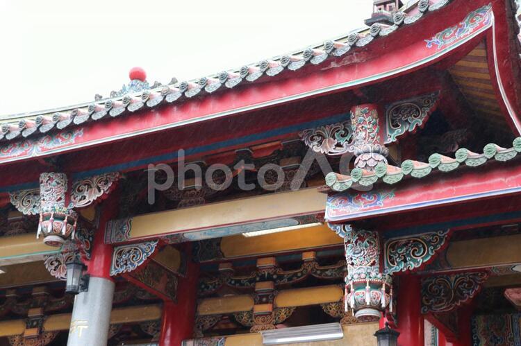 台湾　行天宮 台湾,行天宮,台北の写真素材