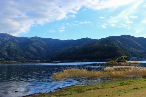 秋の河口湖周辺 秋の河口湖周辺の写真
