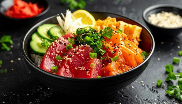 鉄火丼 鉄火丼の写真
