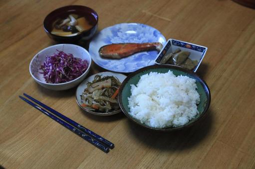 田舎ランチ 昼食,ランチ,ご飯の写真素材