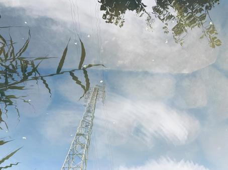 Photo, water surface, reflection, landscape, 