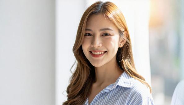 笑顔が可愛い日本人女性 笑顔が可愛い日本人女性の写真