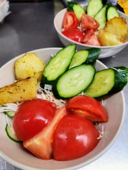 Tomato, cucumber and potato salad, JPG Tomato, cucumber and potato salad, JPG