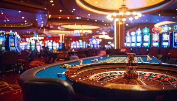 カジノのルーレットの写真