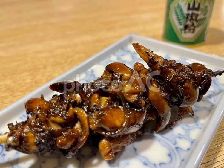 鰻(うなぎ)の肝焼き 鰻,うなぎ,ウナギの写真素材
