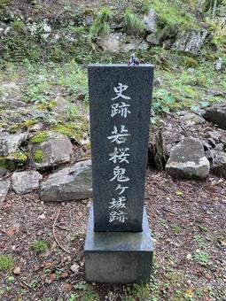 若桜鬼ヶ城1 若桜鬼ヶ城,城址,続日本100名城の写真素材