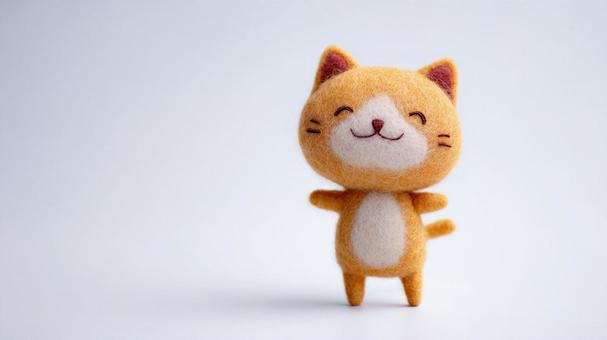 ねこのぬいぐるみ ねこのぬいぐるみの写真