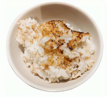 雑穀のおこげご飯 おこげご飯,おこげ,玄米の写真素材