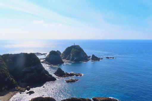 【鹿児島県】本土最南端 佐多岬 【鹿児島県】本土最南端 佐多岬 本土最南端,佐多岬,南大隅町の写真素材