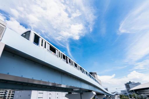 新交通システム 新交通システム 新交通,輸送システム,走行中の写真素材