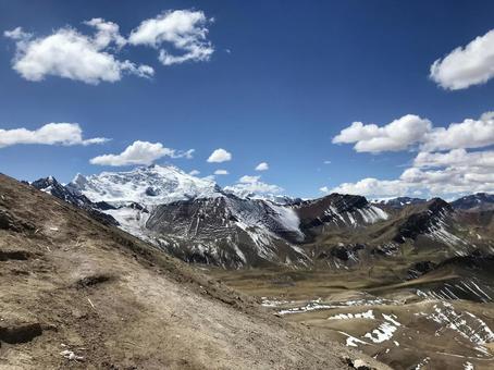ペルー、アンデスの山 ペルー、アンデスの山 海外,外国,レインボーマウンテンの写真素材