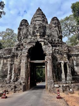 アンコールトム 勝利の門 アンコールトム 勝利の門 アンコールトム,アンコール,トムの写真素材