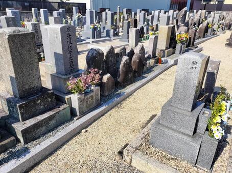 墓地 墓,墓地,終活の写真素材