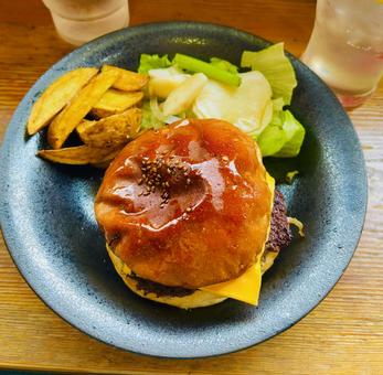 ハンバーガー ハンバーガー ハンバーガー,牛肉,パテの写真素材