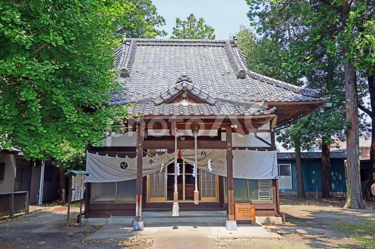篠原八幡神社（甲斐） 篠原八幡神社,誉田和気尊,息長足姫尊の写真素材