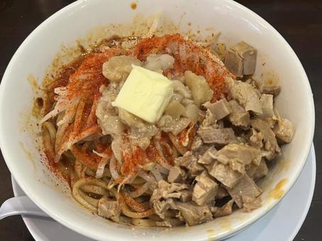 二郎系まぜそば 二郎系まぜそば 二郎系,まぜそば,料理の写真素材