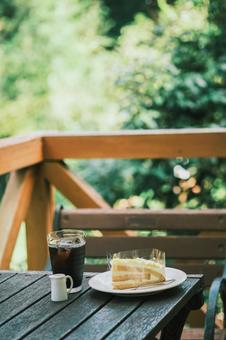 山カフェでコーヒー 山カフェでコーヒーの写真