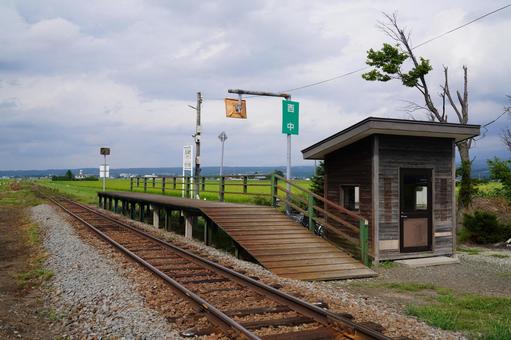 富良野線 西中駅 富良野線 西中駅の写真